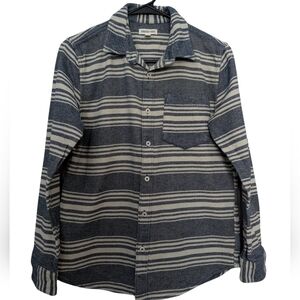 TUCKER + TATE Flannel Shirt Size XL (14/16)‎ Navy and Ivory